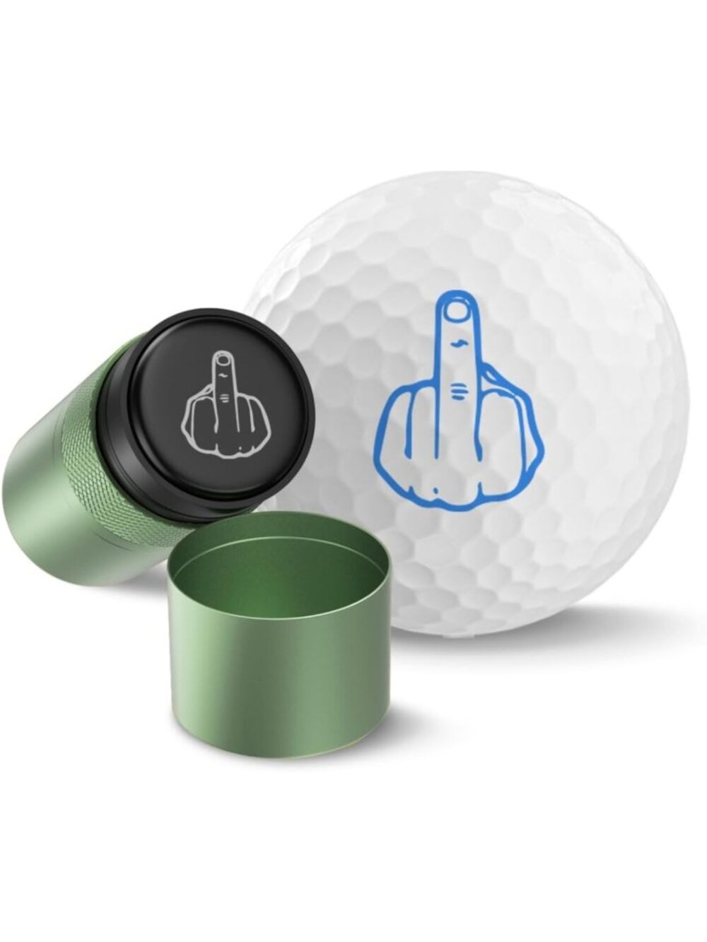 Personalized Monogram Golf Ball Stamp - Quick Dry Self-Inking Initial Marker